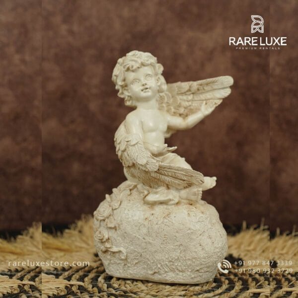 Antique Angel Figurine Sculpture