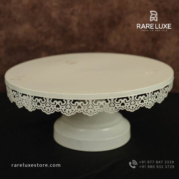 White Cake Stand