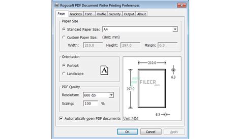 RogoSoft Tweak Microsoft Print
