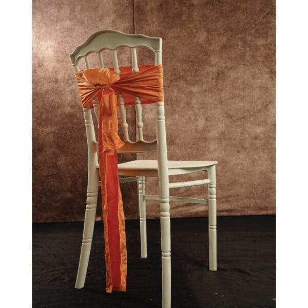 Orange Satin Fabric